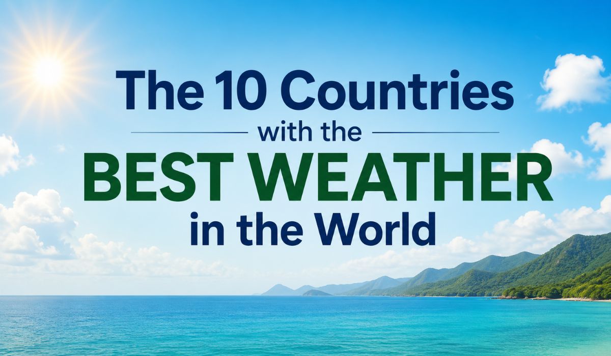 The 10 countries with the best weather in the world